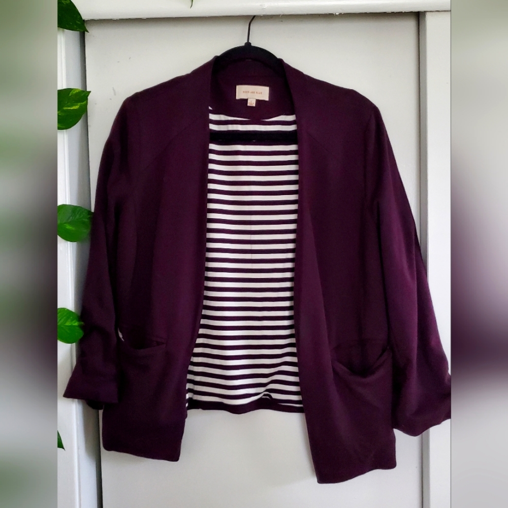 Collarless Blazer
